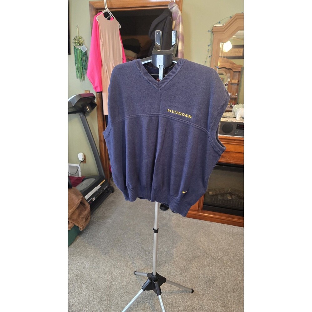 2-MEN'S Size:XL Nike/Lands End Casual Style VEST & Top"MICHIGAN"GREAT COND!